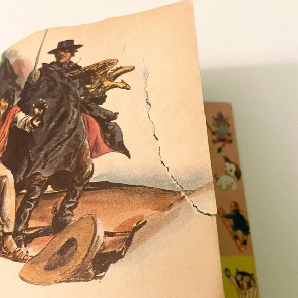 Vintage 1958 Disneys Zorro and the Secret Plan A Little Golden Book - Picture 15 of 16